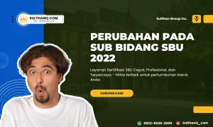 Perubahan Pada Sub Bidang SBU 2022